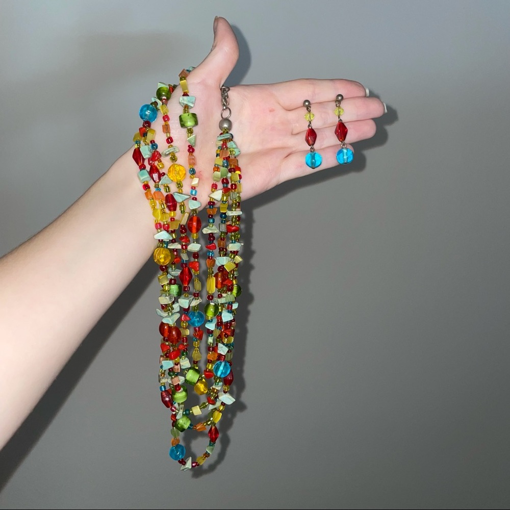 trendy beaded jewelry set